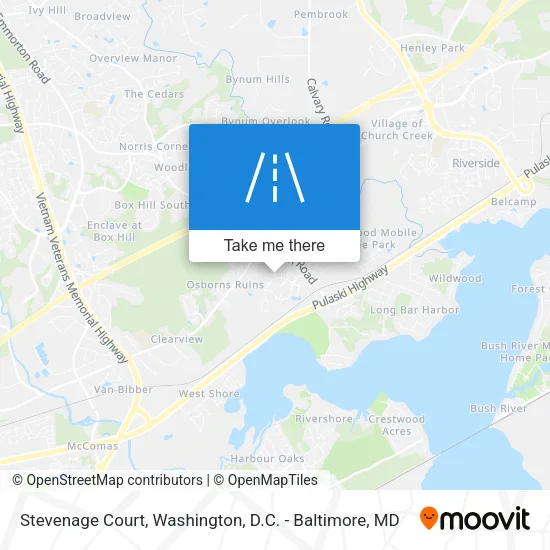 Stevenage Court map