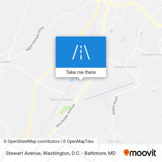 Stewart Avenue map