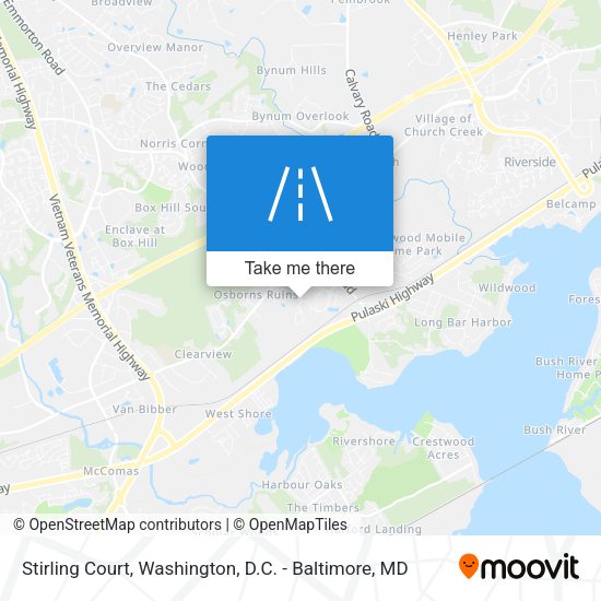 Stirling Court map