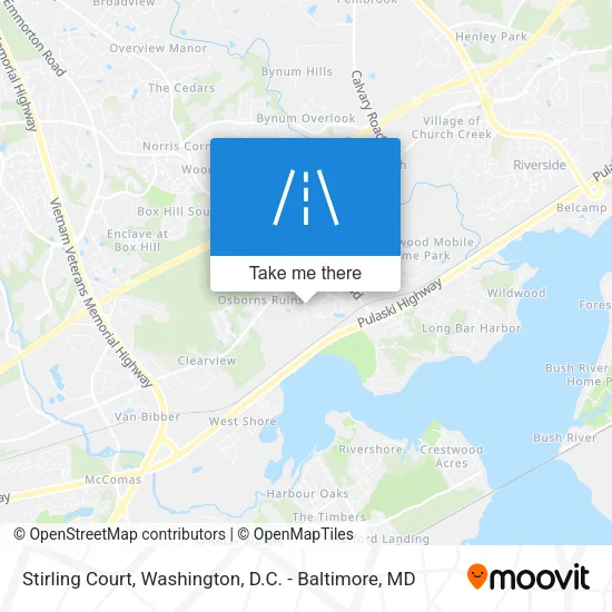 Stirling Court map