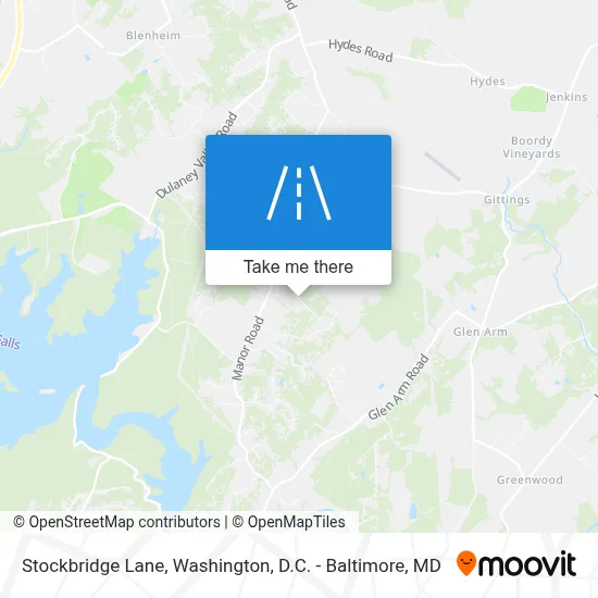 Stockbridge Lane map