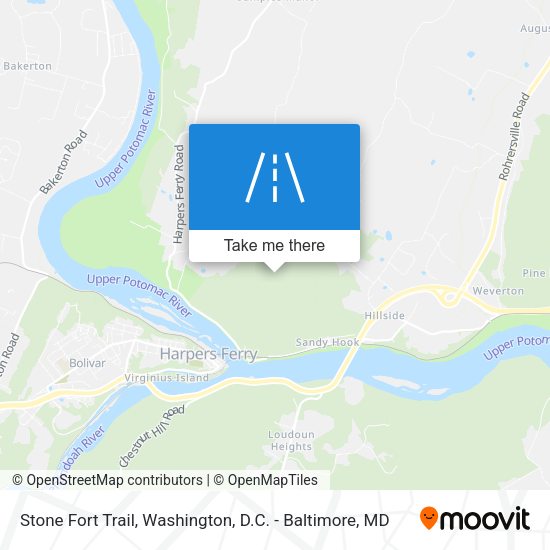 Stone Fort Trail map
