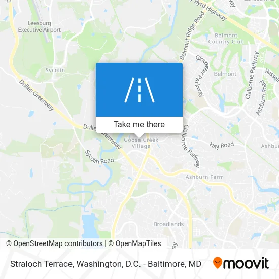 Straloch Terrace map