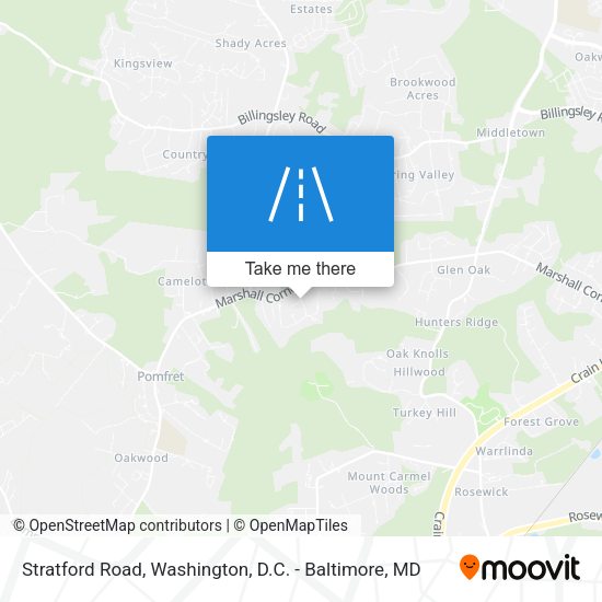 Mapa de Stratford Road