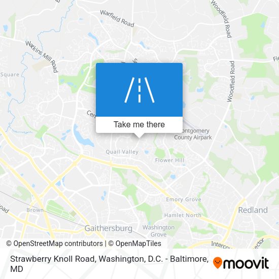 Mapa de Strawberry Knoll Road
