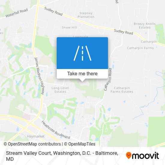 Stream Valley Court map