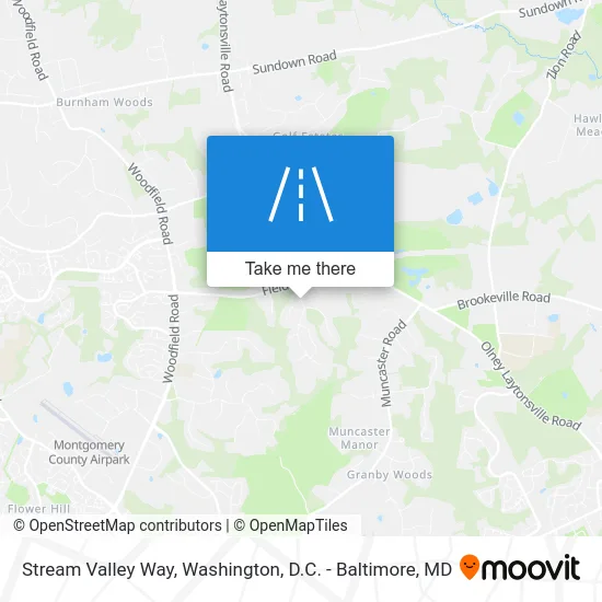 Stream Valley Way map