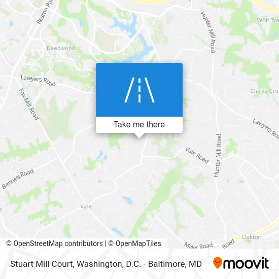 Stuart Mill Court map