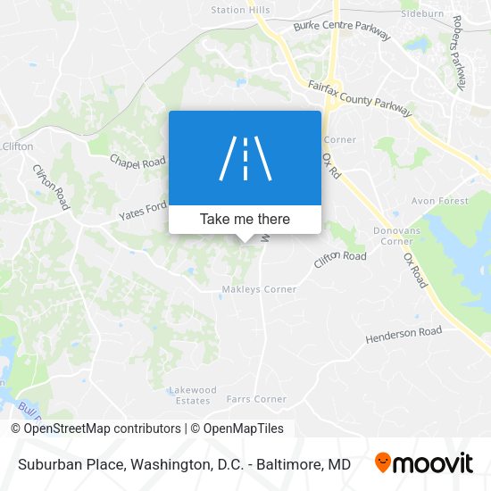 Suburban Place map