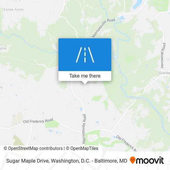 Sugar Maple Drive map