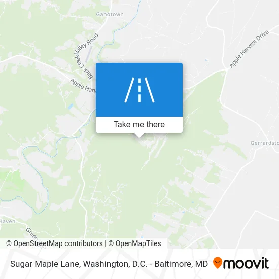 Sugar Maple Lane map