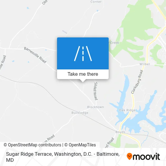 Sugar Ridge Terrace map