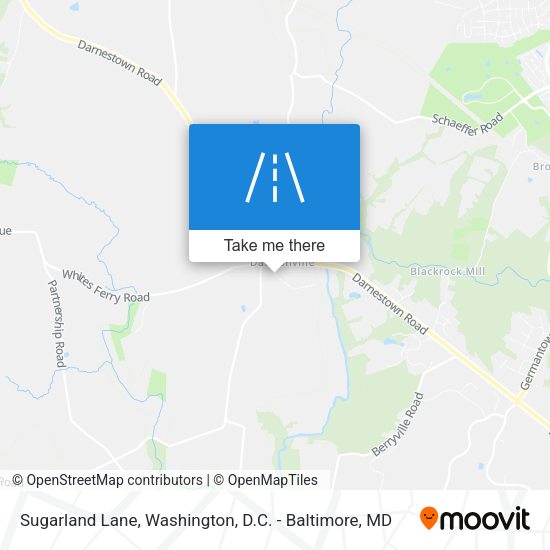 Sugarland Lane map
