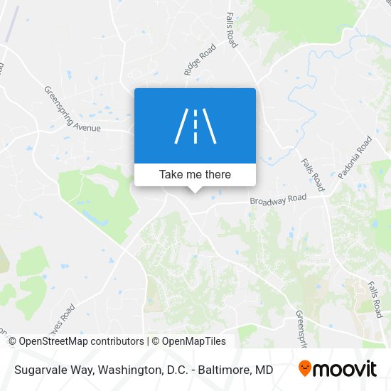 Sugarvale Way map