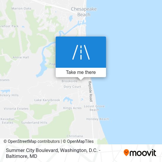 Mapa de Summer City Boulevard