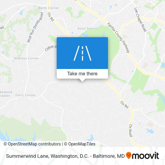 Summerwind Lane map