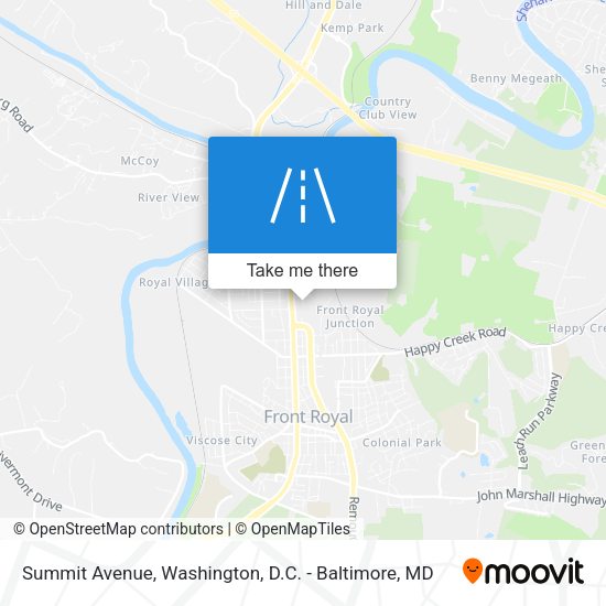 Mapa de Summit Avenue