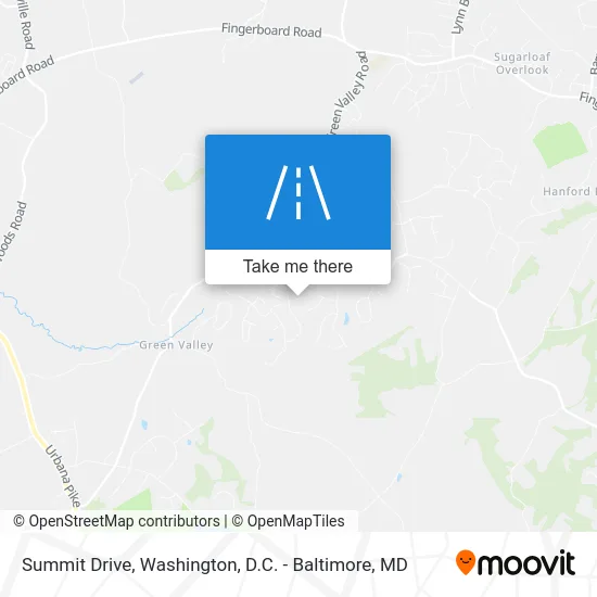 Summit Drive map