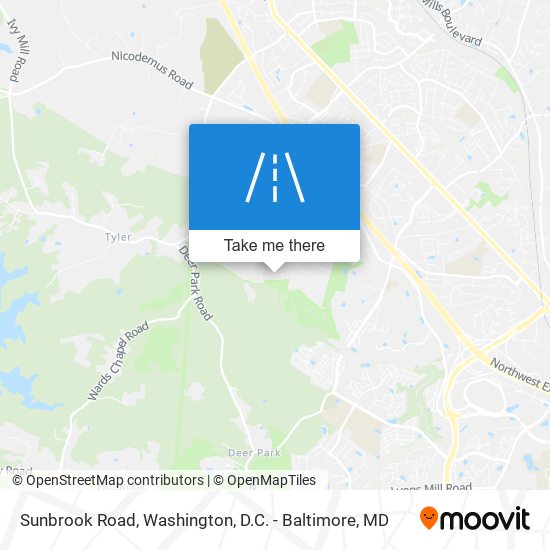 Mapa de Sunbrook Road