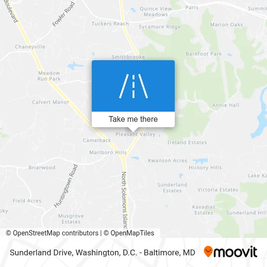 Sunderland Drive map