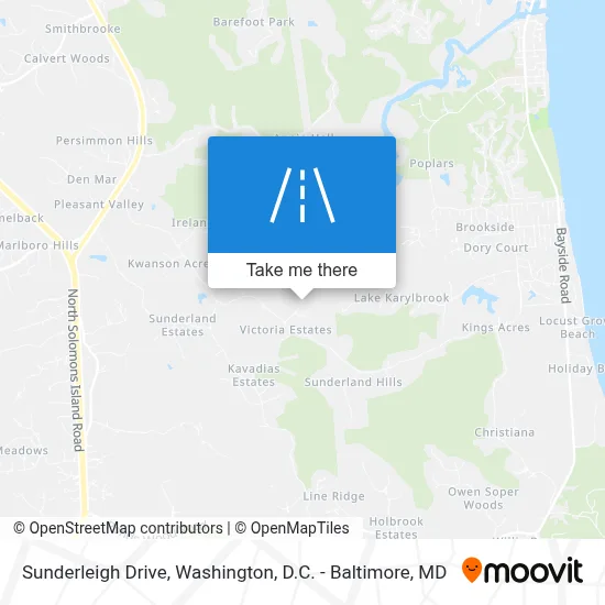 Sunderleigh Drive map