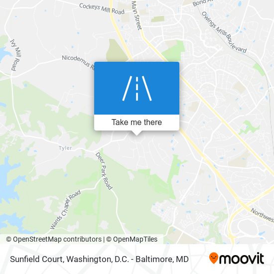 Sunfield Court map