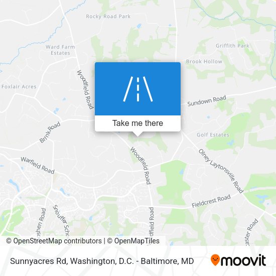 Mapa de Sunnyacres Rd