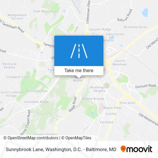 Sunnybrook Lane map