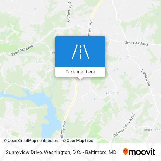 Sunnyview Drive map