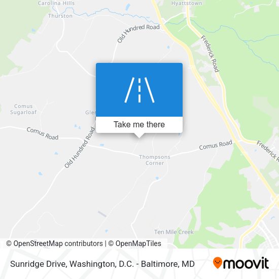 Sunridge Drive map
