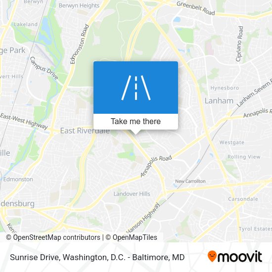 Sunrise Drive map
