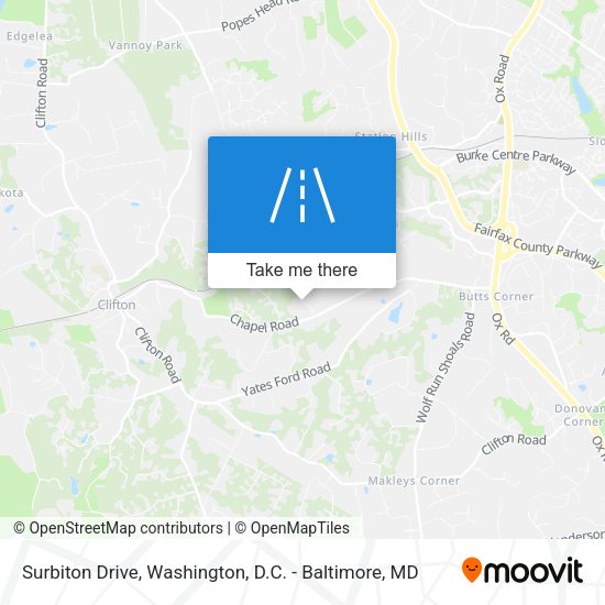 Surbiton Drive map