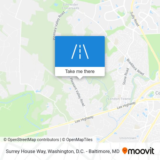Surrey House Way map