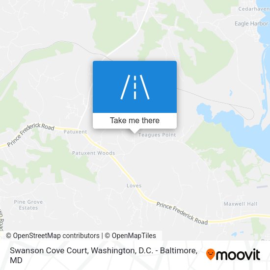 Swanson Cove Court map
