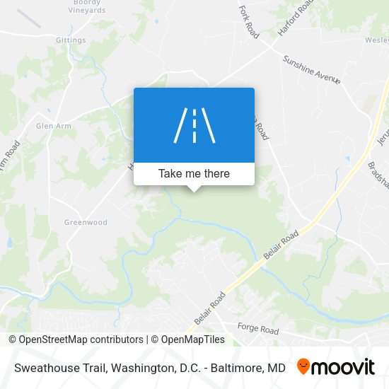 Mapa de Sweathouse Trail
