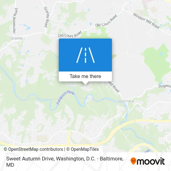 Sweet Autumn Drive map