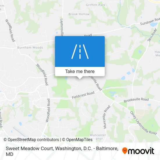 Sweet Meadow Court map