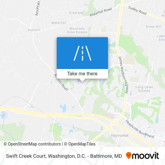 Swift Creek Court map