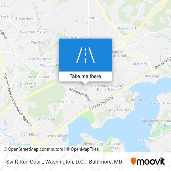 Mapa de Swift Run Court