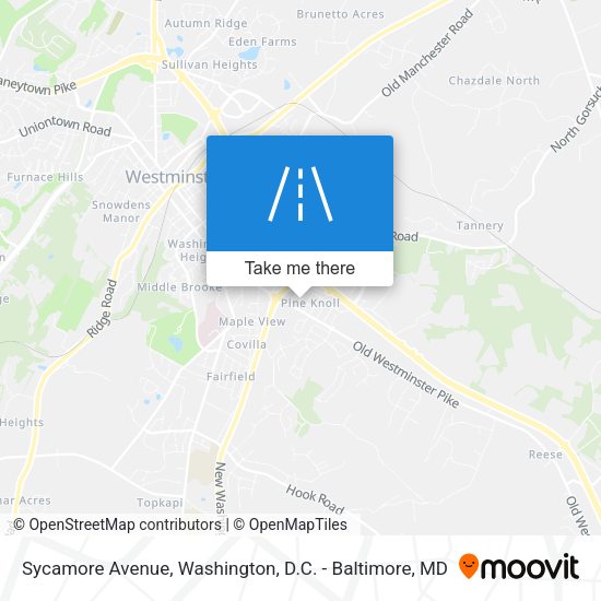Sycamore Avenue map