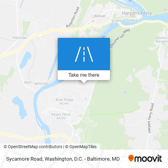 Sycamore Road map
