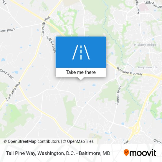 Mapa de Tall Pine Way