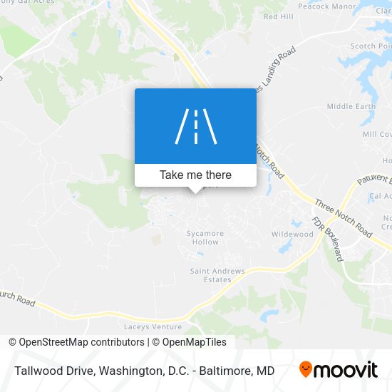 Tallwood Drive map
