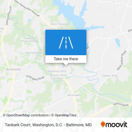 Tanbark Court map