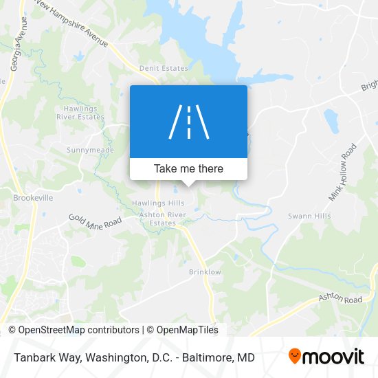 Mapa de Tanbark Way