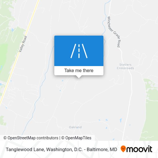 Mapa de Tanglewood Lane