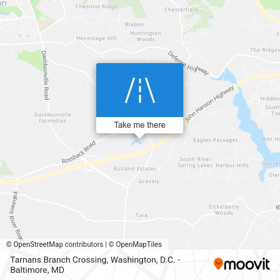 Tarnans Branch Crossing map