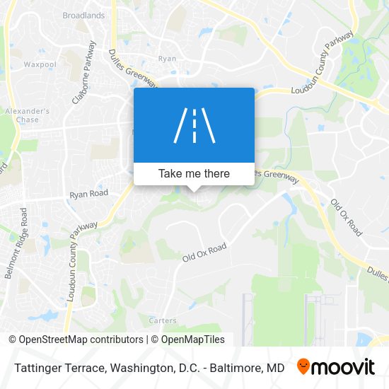 Tattinger Terrace map