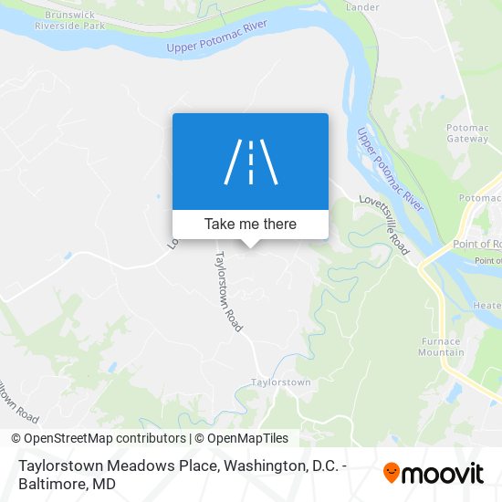 Taylorstown Meadows Place map