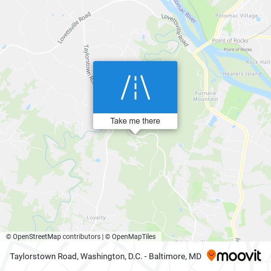Taylorstown Road map